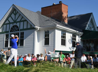 Westwood hits the front in Pennsylvania