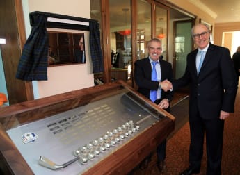 McGinley makes first official Gleneagles trip