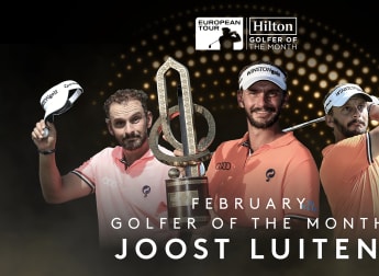 Luiten named Hilton Golfer of the Month for February