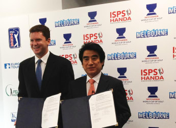 ISPS HANDA to become title sponsor of World Cup of Golf 2013