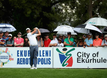 Home favourite Schwartzel edges ahead