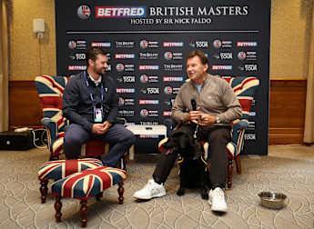 Sir Nick Faldo resumes hosting duties at Betfred British Masters