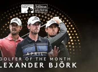 Björk named Hilton Golfer of the Month for April