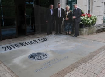Commemorative Ryder Cup plaque unveiled in Newport 