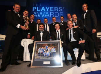 Celebrations at the Players' Awards dinner