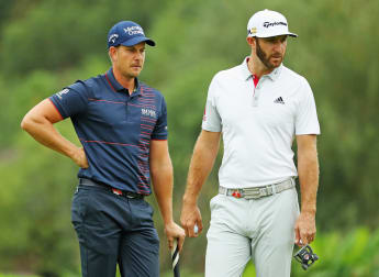 On the tee: at the Abu Dhabi HSBC Championship