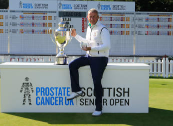 Eales edges ahead to claim first Senior Tour title