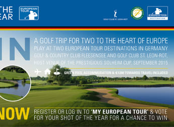 Win a stunning golf break to the heart of Europe with 2014 Shot of the Year