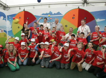 Sporting greats take on the youngsters at The Open