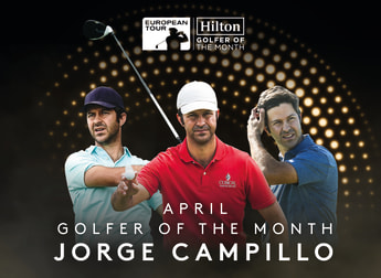 Campillo voted Hilton Golfer of the Month for April
