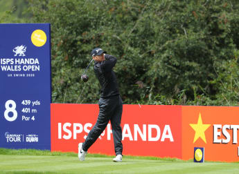 Soderberg and Syme share lead in windy Wales