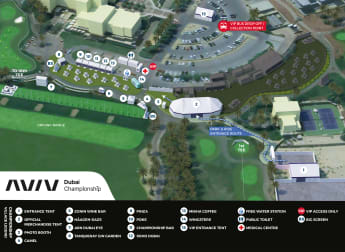 AVIV Dubai Championship: Village Map