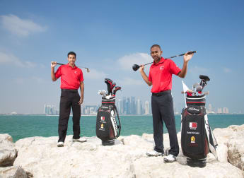 Team Qatar stars fly the flag in Doha