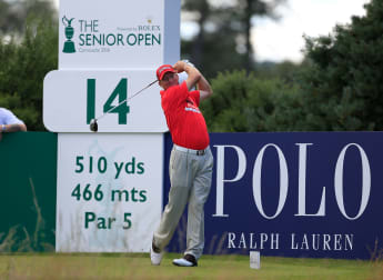 Austin grabs narrow lead in Senior Open Championship