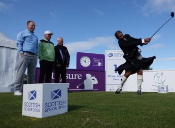 Campbell kilts himself out ahead of Scottish Senior Open 