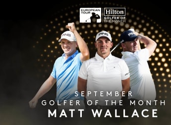 Wallace voted Hilton Golfer of the Month for September