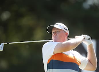 On the tee at the Maybank Championship