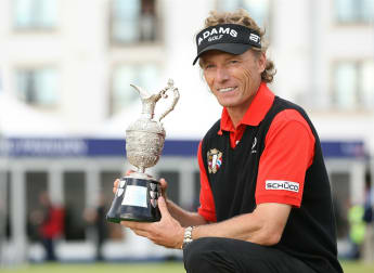 Bernhard Langer chasing a Carnoustie repeat