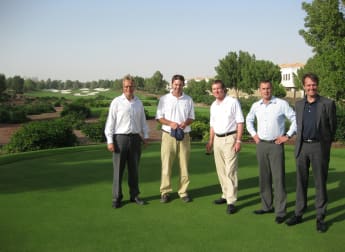 O'Grady visits Jumeirah Golf Estates