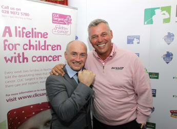 Clarke shows support for CLIC Sargent 