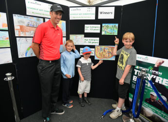 Three budding artists meet Irish Open contender