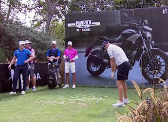 Southgate nearly holes out for ace at 12