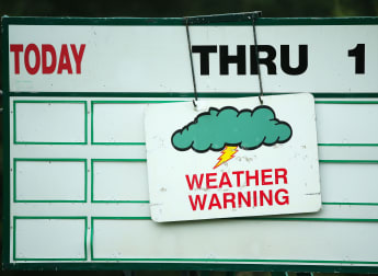Play to resume at Merion