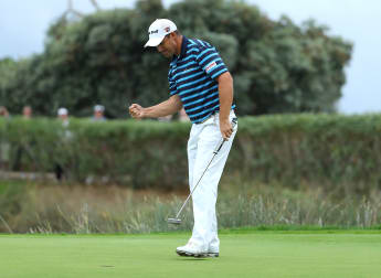 With this win - Padraig Harrington