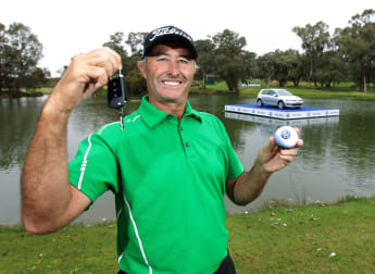 McKenzie scores a Volkswagen Golf