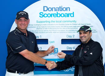 Björn tees off Dolphin Energy donation program