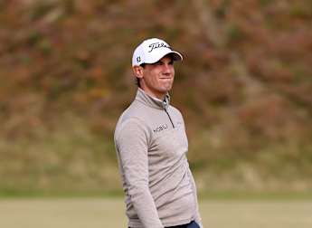 Matteo Manassero leads at halfway after sensational round