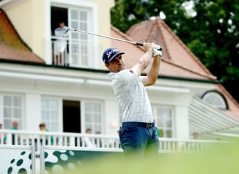 Del Rey recovers from horror start to share lead in Germany