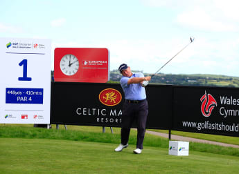 Woosie on the move at Celtic Manor