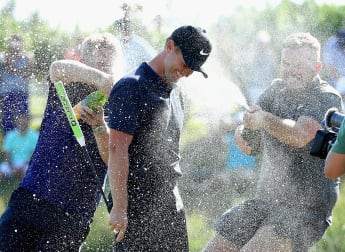 With this win - Tom Lewis