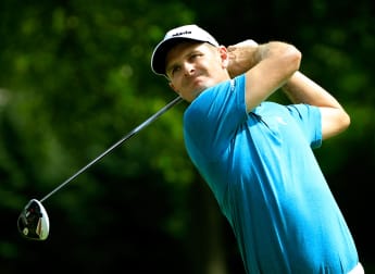 On the tee: at the UBS Hong Kong Open