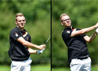 Spot the difference: Twins make European Tour history