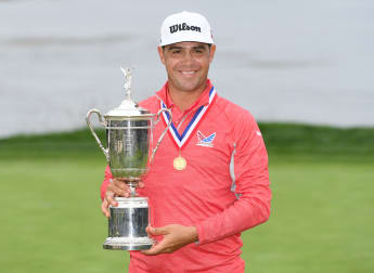 Woodland wins maiden Major at Pebble Beach