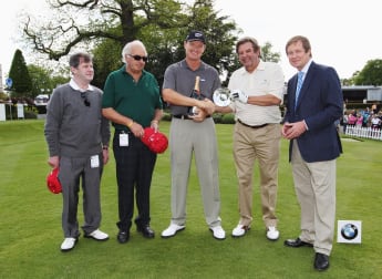 Els presented with Golfer of the Month Award