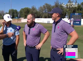 Team Cup morning foursomes, match 1: It's a pretty fair result