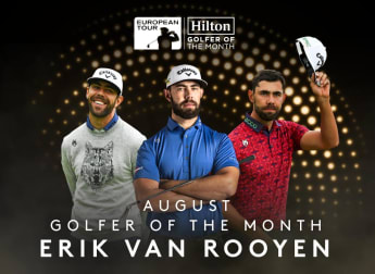 Van Rooyen voted Hilton Golfer of the Month for August