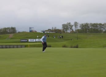 Players recreate Noren's unforgettable  Ryder Cup putt 