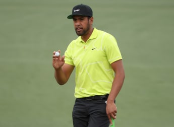 Finau gets surprise from NFL great at Augusta