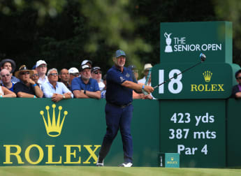 Clarke and Kingston share Senior Open lead at Sunningdale 