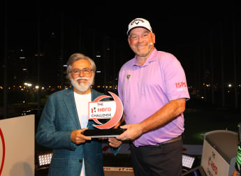 Thomas Bjørn wins the final Hero Challenge of 2021 at Topgolf Dubai