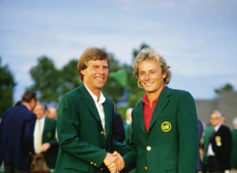 Bernhard Langer celebrates 40-year Augusta milestone 