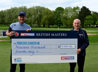 Willett secures £19,000 donation to Prostate Cancer UK at Betfred British Masters