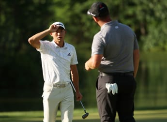 Morikawa shares halfway lead at 2022 U.S. Open