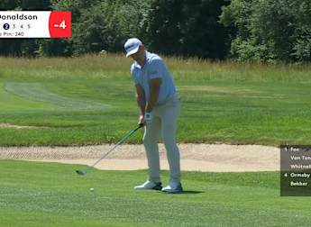 Jamie Donaldson - Round 1 Hole 9