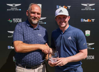 Connor Syme wins Jock MacVicar Memorial Award at Genesis Scottish Open