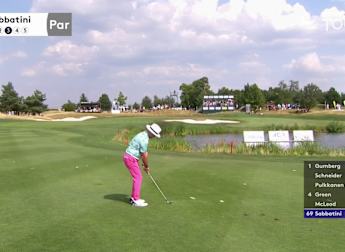 Sabbatini Round 1 Hole 9 